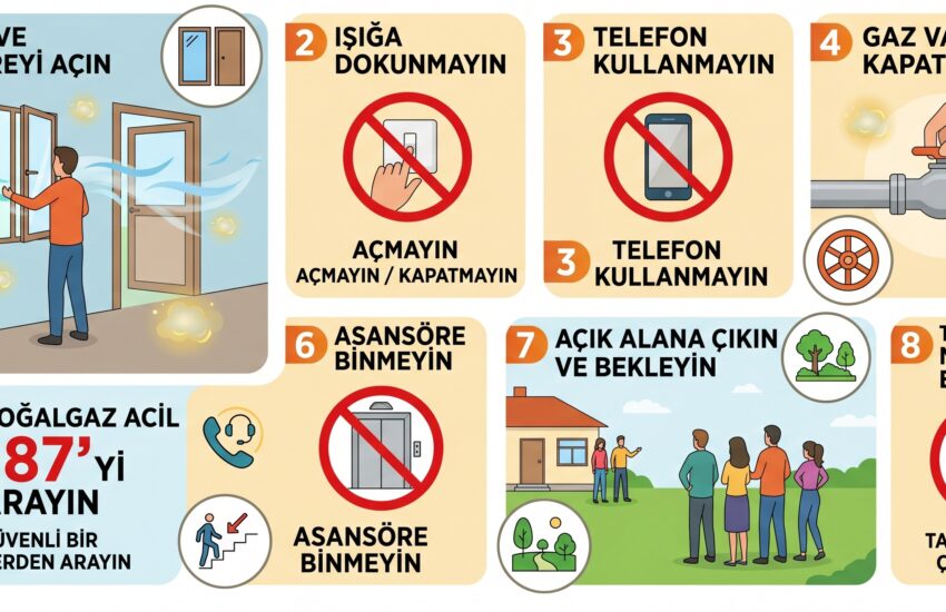 Evde Doğalgaz Kokusu Var Ne Yapmalıyım? doğalgaz sızıntısı